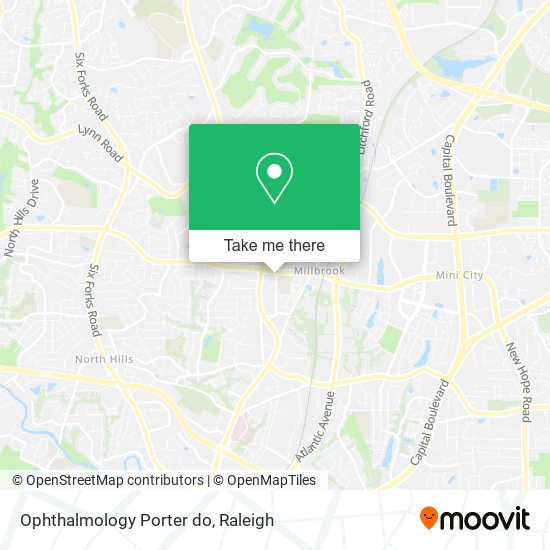Mapa de Ophthalmology Porter do