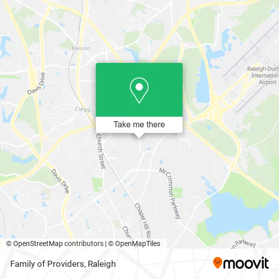 Family of Providers map