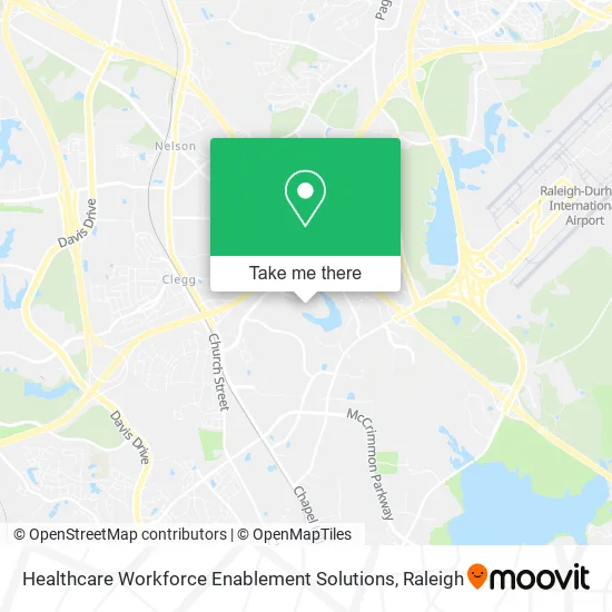 Healthcare Workforce Enablement Solutions map
