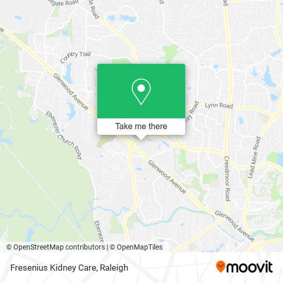 Mapa de Fresenius Kidney Care