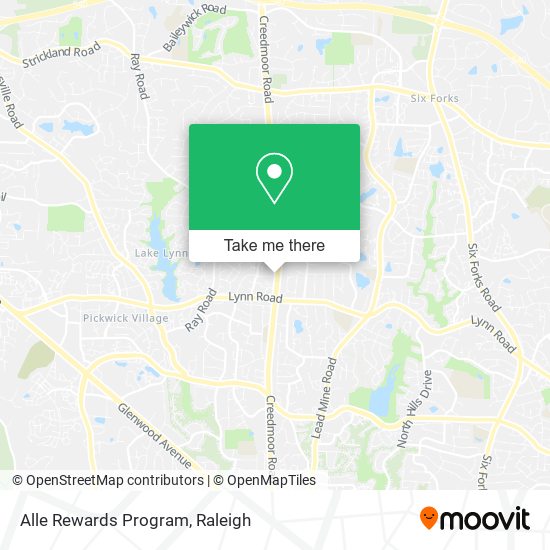 Alle Rewards Program map