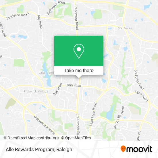 Alle Rewards Program map