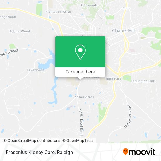 Mapa de Fresenius Kidney Care