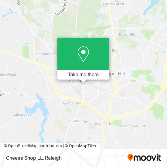 Cheese Shop LL map