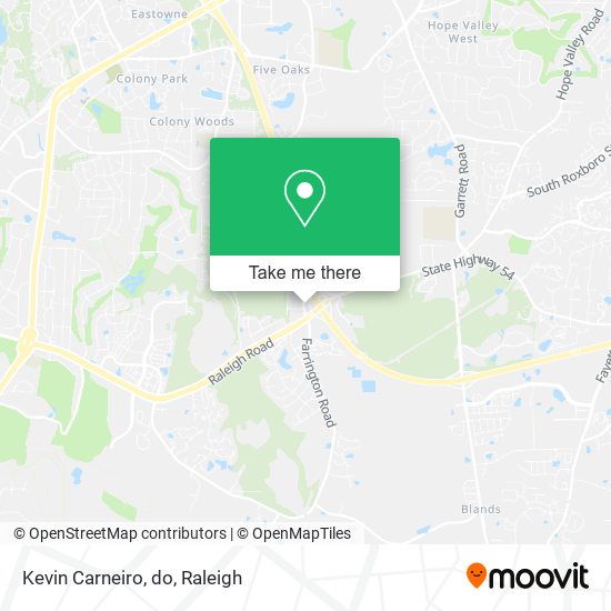 Mapa de Kevin Carneiro, do