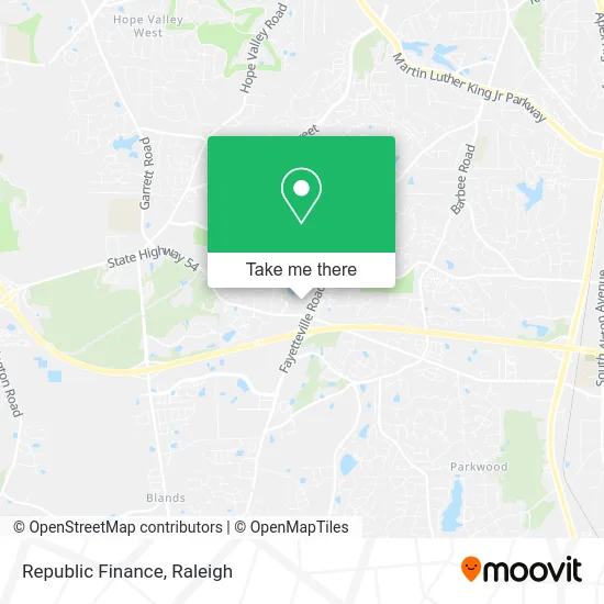 Republic Finance map