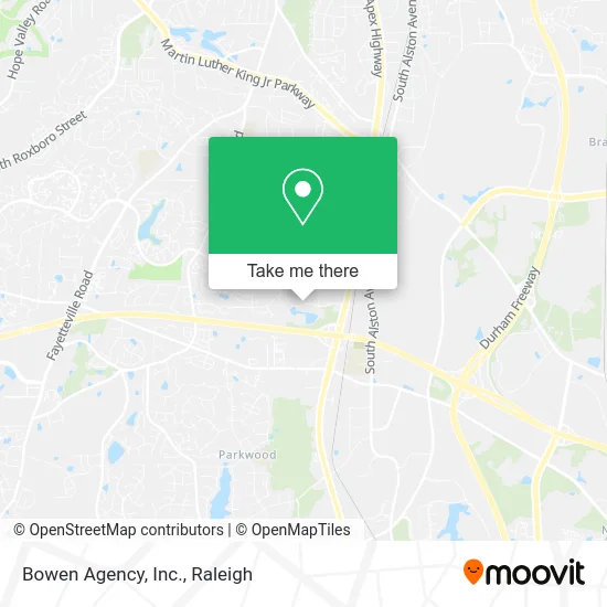 Bowen Agency, Inc. map