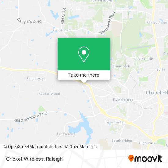 Cricket Wireless map