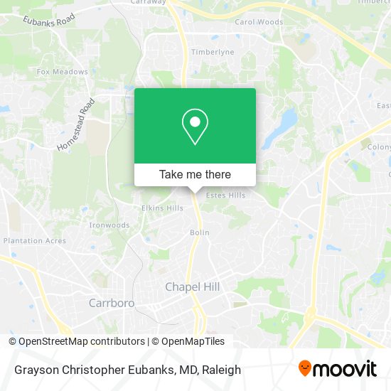 Mapa de Grayson Christopher Eubanks, MD