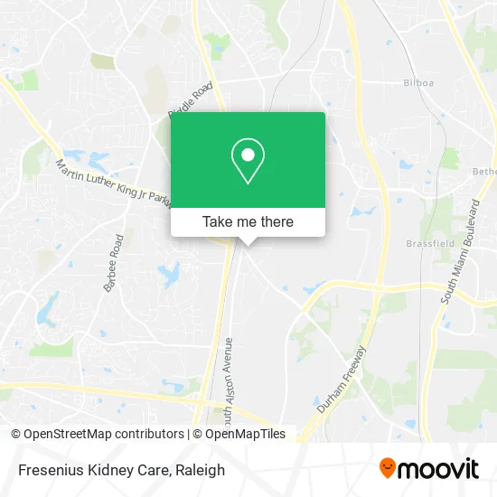 Fresenius Kidney Care map