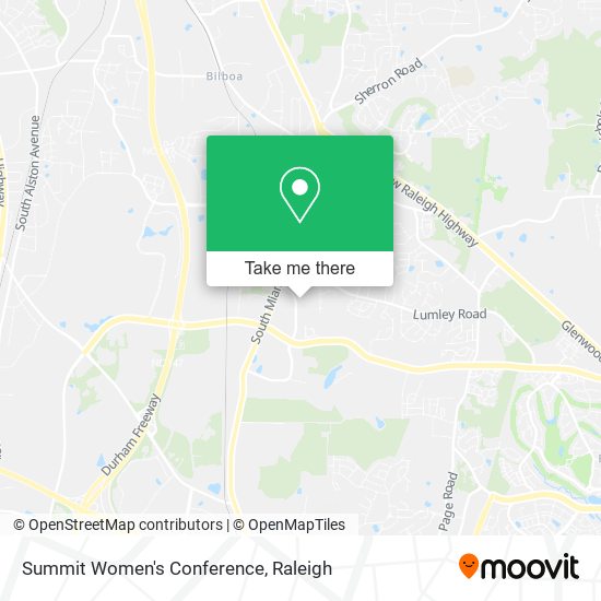 Summit Women's Conference map