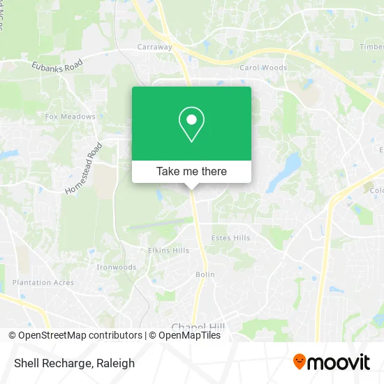 Shell Recharge map