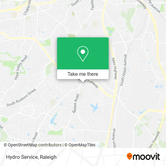 Mapa de Hydro Service