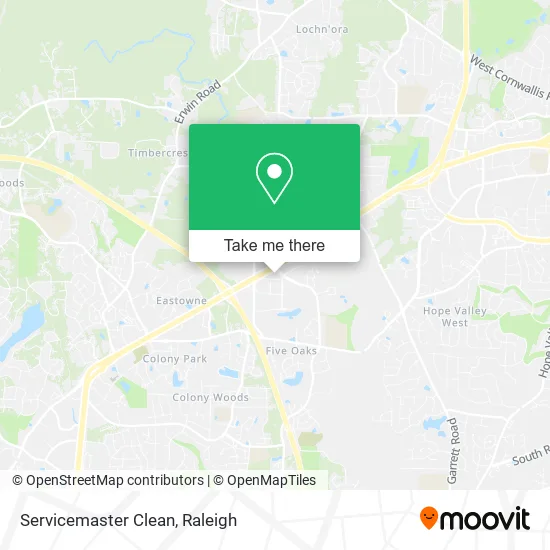 Servicemaster Clean map