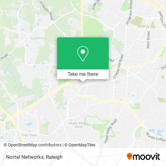 Mapa de Nortel Networks
