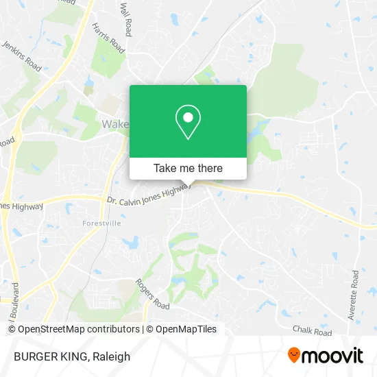 BURGER KING map