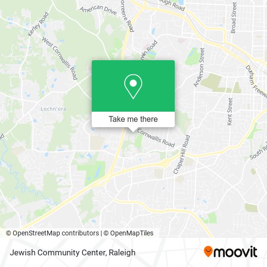 Jewish Community Center map