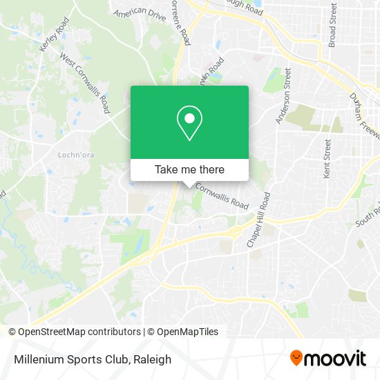 Millenium Sports Club map