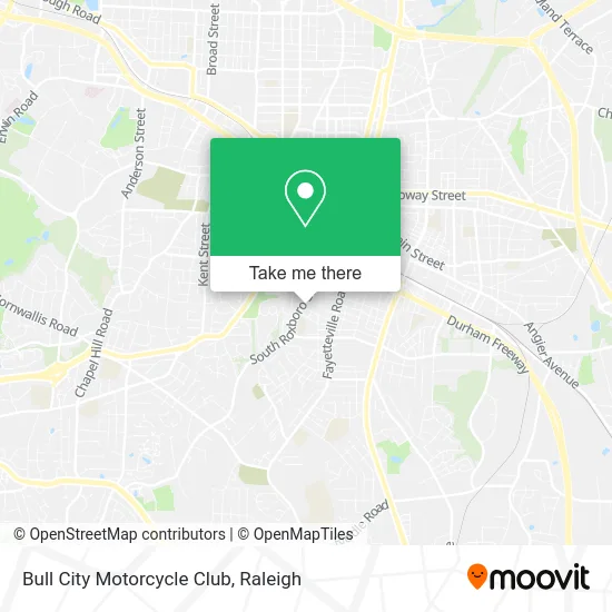 Bull City Motorcycle Club map