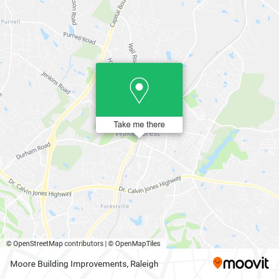 Mapa de Moore Building Improvements