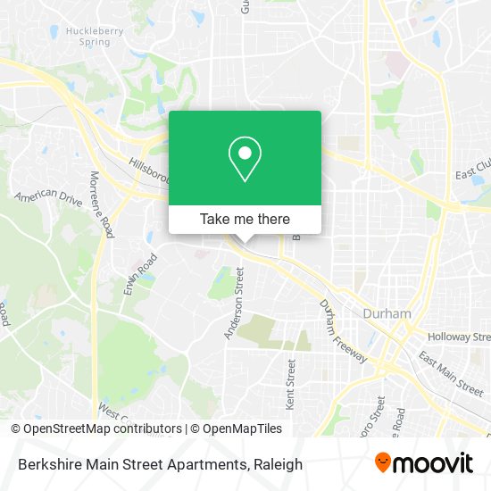 Mapa de Berkshire Main Street Apartments
