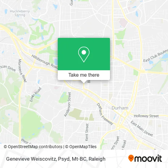 Mapa de Genevieve Weiscovitz, Psyd, Mt-BC