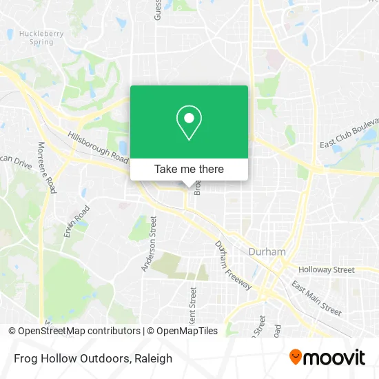 Frog Hollow Outdoors map
