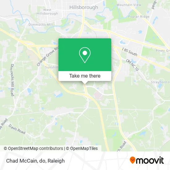 Chad McCain, do map