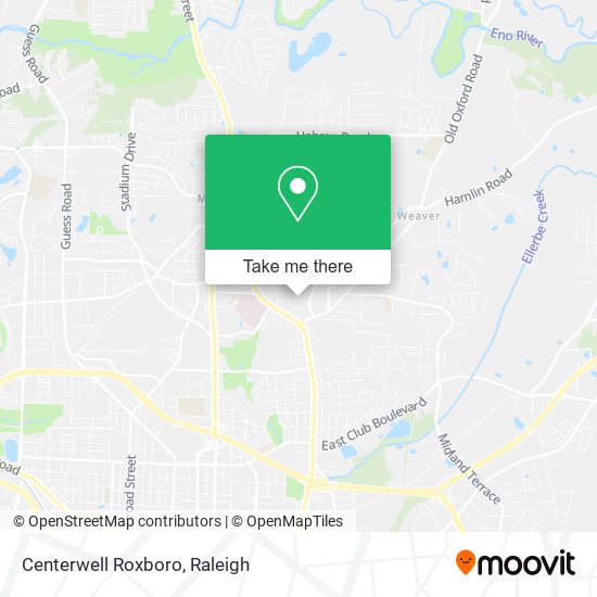 Centerwell Roxboro map