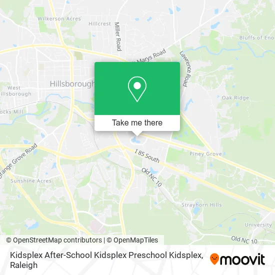 Kidsplex After-School Kidsplex Preschool Kidsplex map