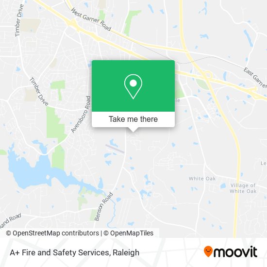 Mapa de A+ Fire and Safety Services