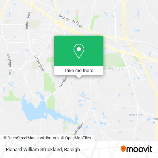 Mapa de Richard William Strickland