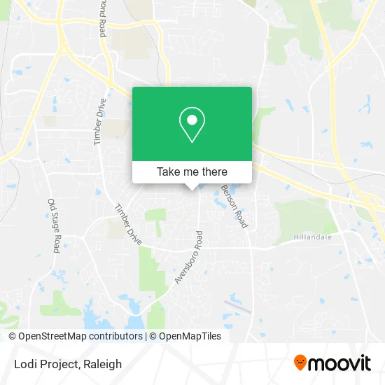 Lodi Project map