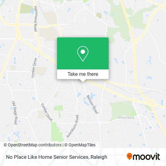 Mapa de No Place Like Home Senior Services
