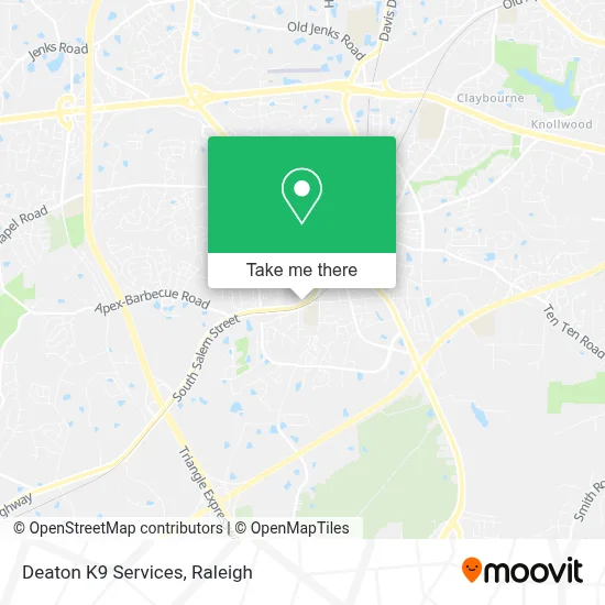 Deaton K9 Services map