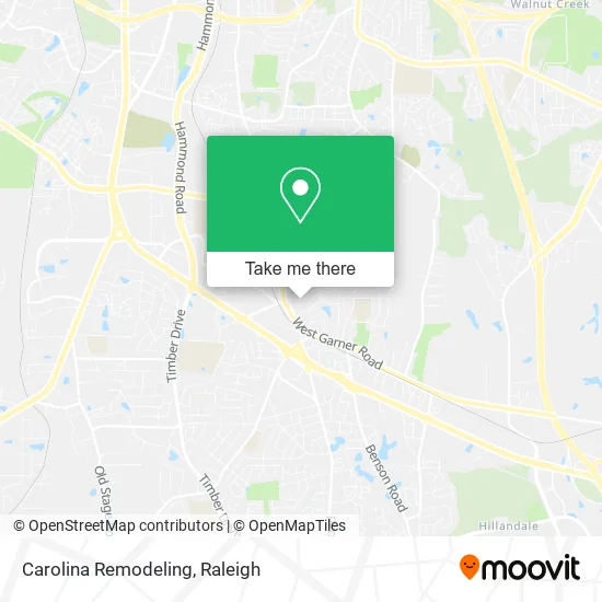 Carolina Remodeling map
