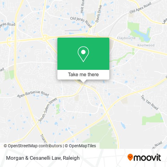 Morgan & Cesanelli Law map