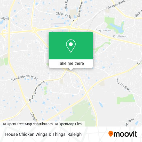 Mapa de House Chicken Wings & Things