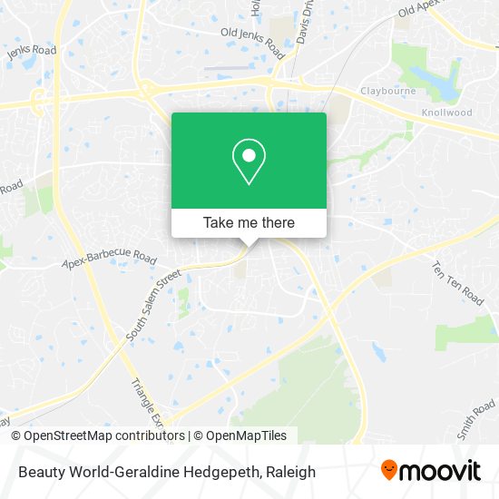 Mapa de Beauty World-Geraldine Hedgepeth