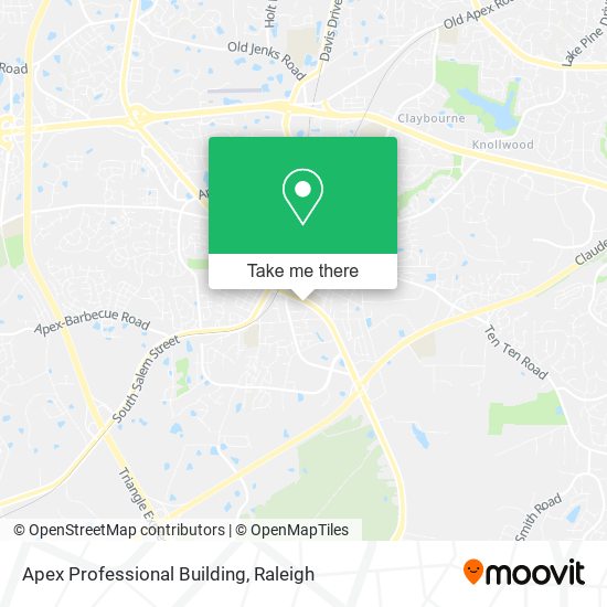 Mapa de Apex Professional Building