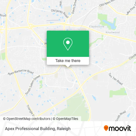 Apex Professional Building map