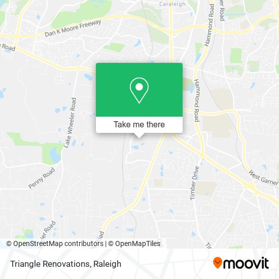 Triangle Renovations map