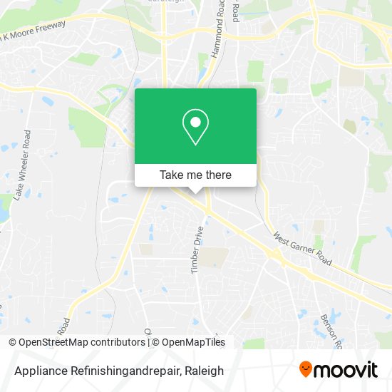 Mapa de Appliance Refinishingandrepair