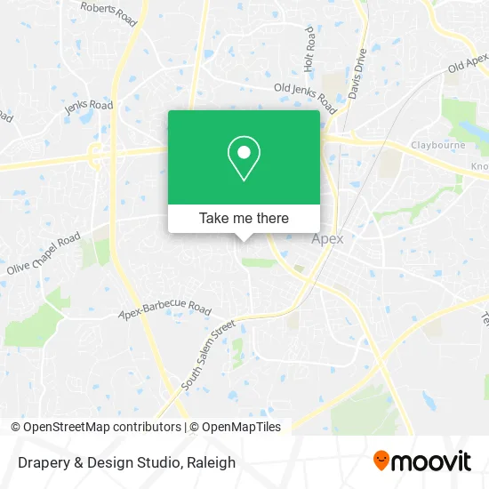 Drapery & Design Studio map
