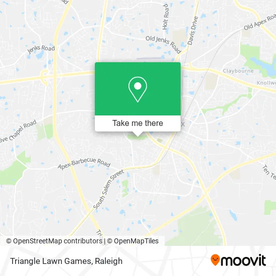 Triangle Lawn Games map