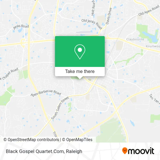 Black Gospel Quartet.Com map