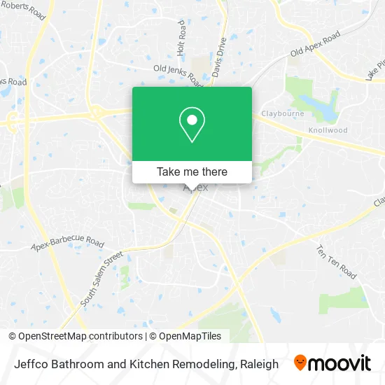 Jeffco Bathroom and Kitchen Remodeling map