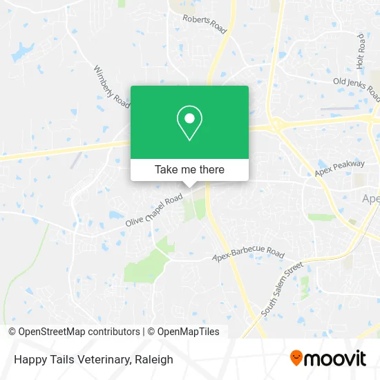 Happy Tails Veterinary map