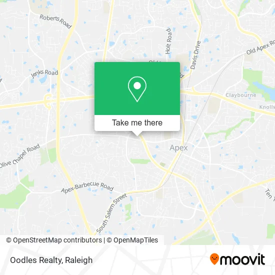 Oodles Realty map