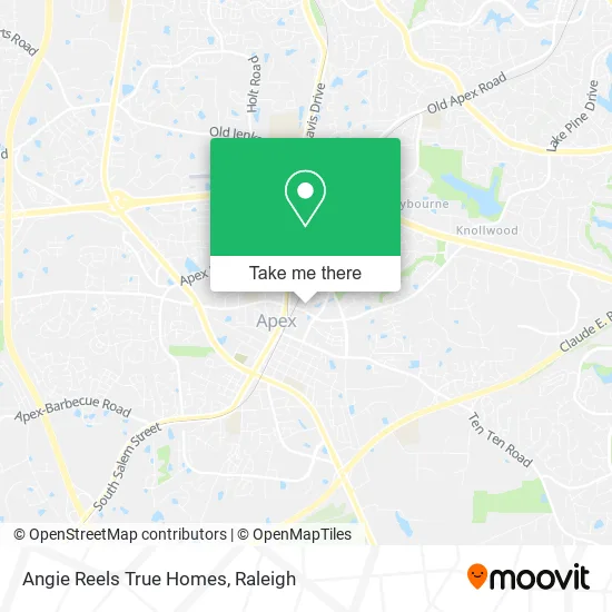 Angie Reels True Homes map